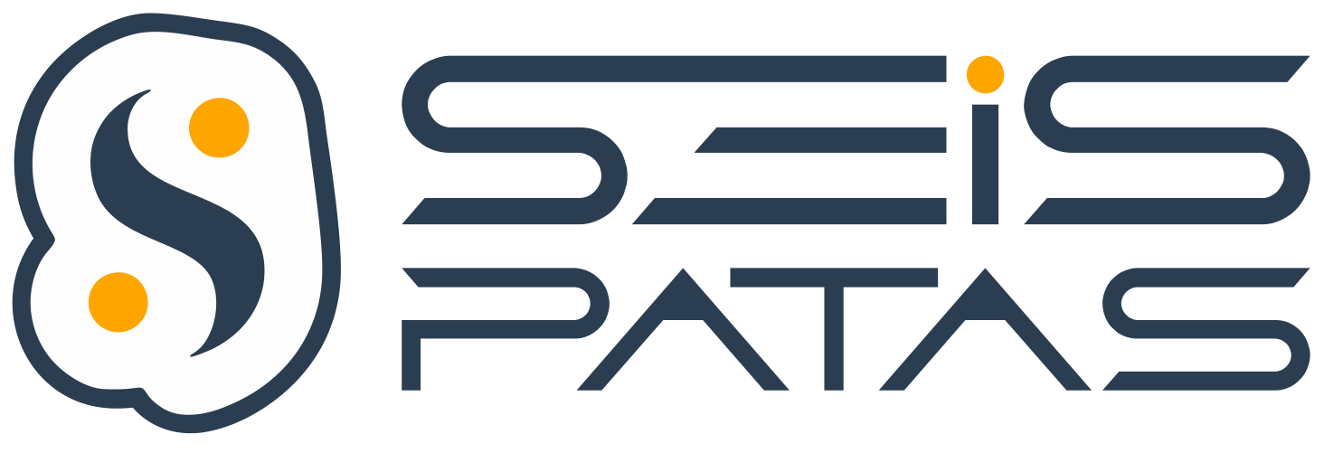 SEIS PATAS · logo oficial a color